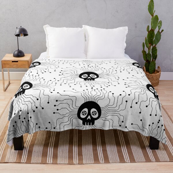 Item preview, Black microprocessor skull designed and sold by Lagueny.