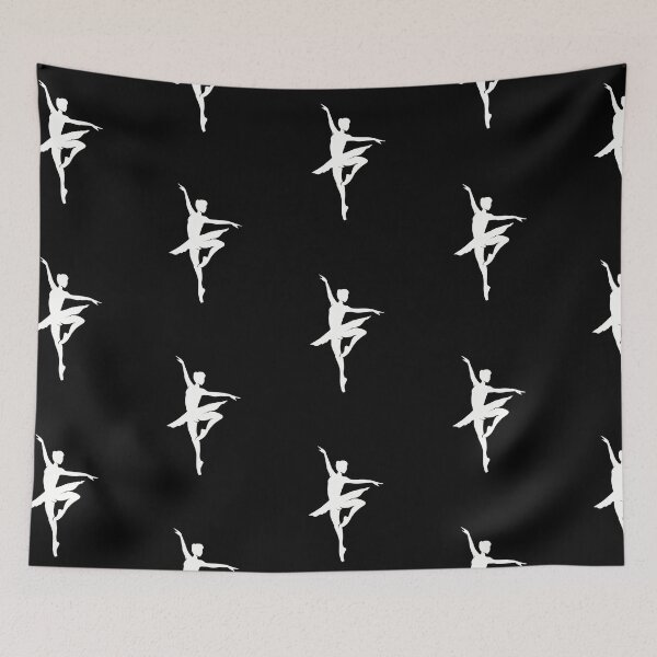 Item preview, Ballerina Silhouette Dance (White) designed and sold by RoxanedArt.