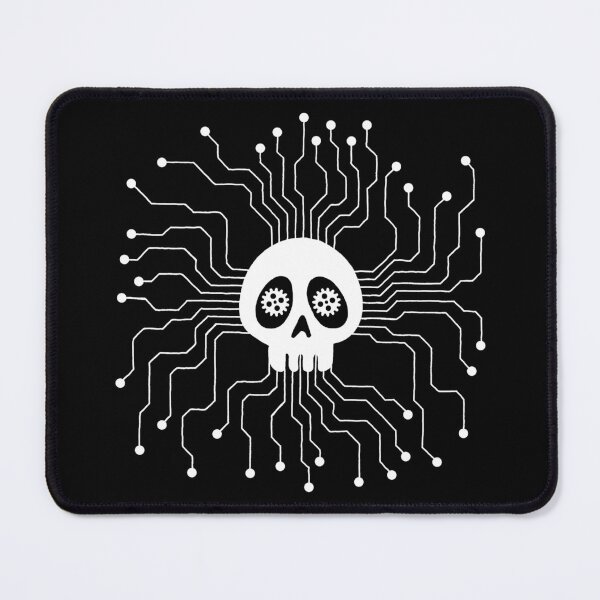 Item preview, White microprocessor skull designed and sold by Lagueny.
