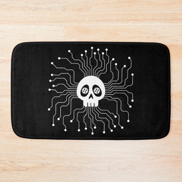Item preview, White microprocessor skull designed and sold by Lagueny.