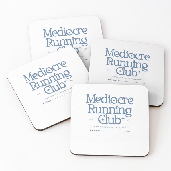 Item preview, Mediocre Running Club Funny Runner Retro Athletic Design designed and sold by judycuevas1.