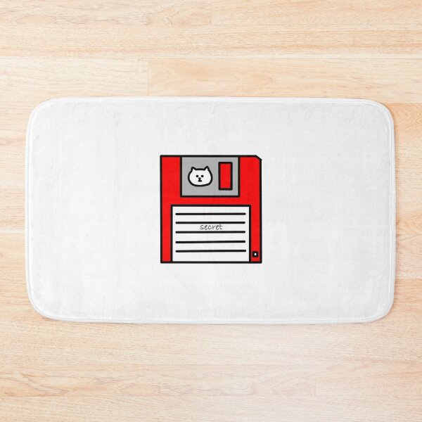 Item preview, 3.5 inch floppy disc of cat designed and sold by superbaechoo.