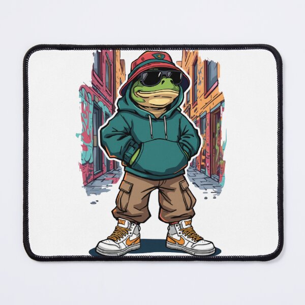Item preview, Alleyway Frog Boss designed and sold by Aesthicer.