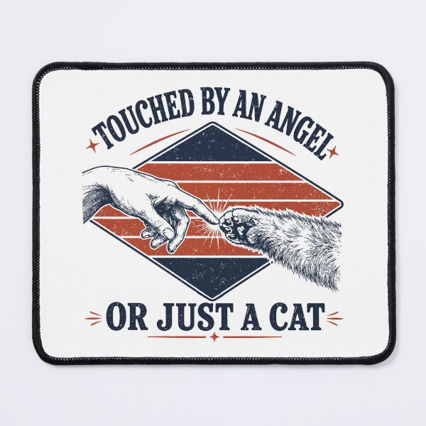 Item preview, Touched By An Angel Or Just A Cat designed and sold by FlashCraft Design.