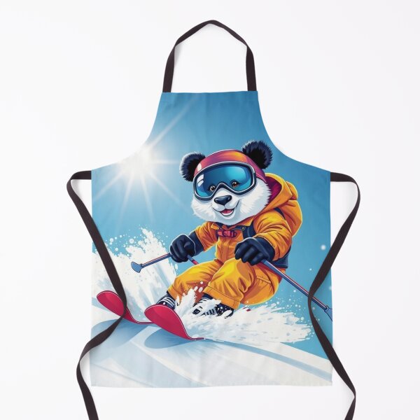 Item preview, Skiing Panda designed and sold by Kirrindy Designs.