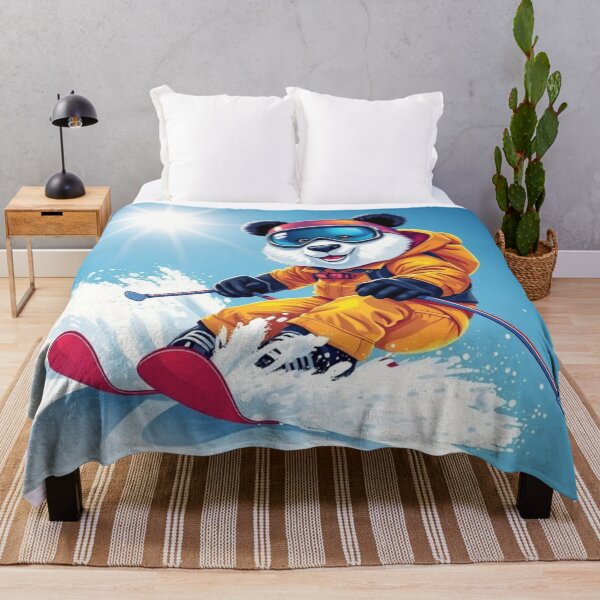 Item preview, Skiing Panda designed and sold by Kirrindy Designs.