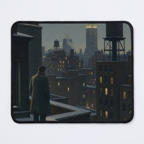 Item preview, Apartment Rooftop in Winter designed and sold by CreativePrints3.