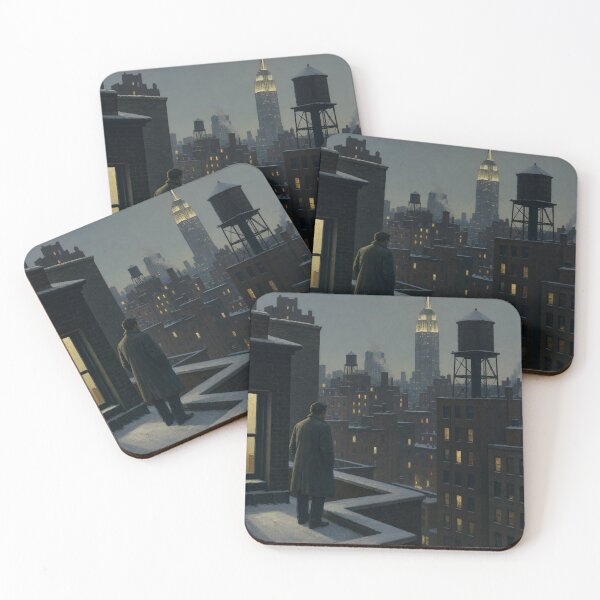 Item preview, Apartment Rooftop in Winter designed and sold by CreativePrints3.