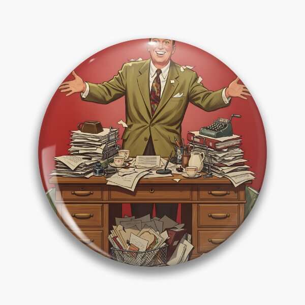 Item preview, Secure Job Funny Vintage Retro Office Humor designed and sold by Retro-Anime9.