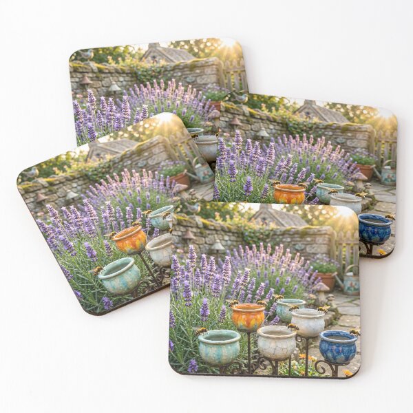 Item preview, Lavender Bee Garden designed and sold by AI-Only Creations.