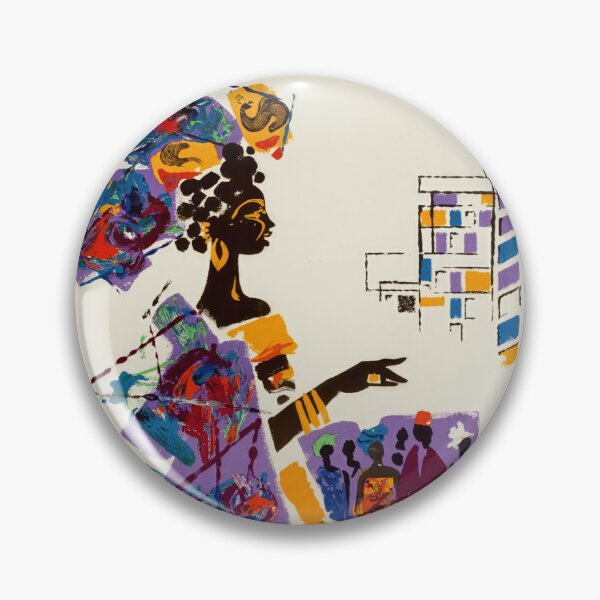 Artikelvorschau, Lebendiges Vintage-Reiseposter | Air Afrique Senegal | Kunst der Mitte des Jahrhunderts | Abstrakte afrikanische Frau & kulturelles Erbe entworfen und verkauft von artofuniverse.