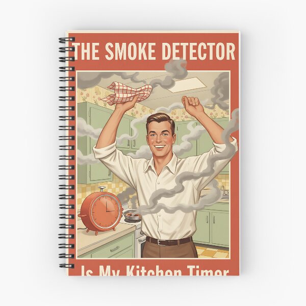 Item preview, Smoke Detector Joke Funny Vintage Retro designed and sold by Retro-Anime9.