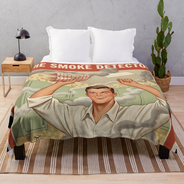 Item preview, Smoke Detector Joke Funny Vintage Retro designed and sold by Retro-Anime9.
