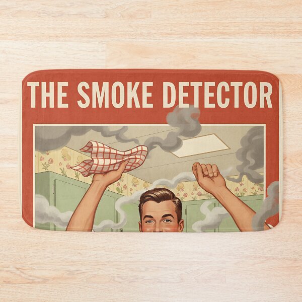 Item preview, Smoke Detector Joke Funny Vintage Retro designed and sold by Retro-Anime9.