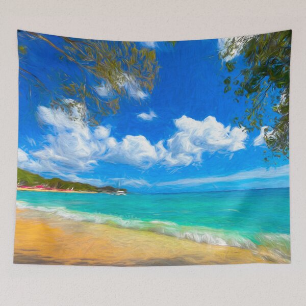 Item preview, Barbados Beach Serenity Art designed and sold by Londonimages.