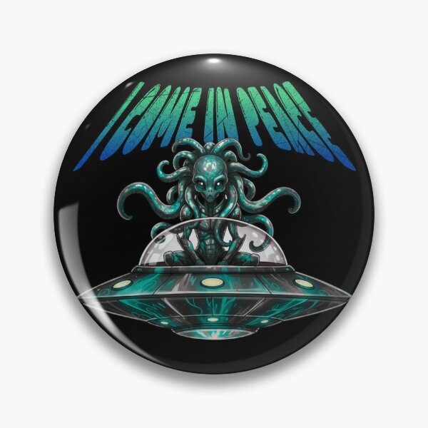 Item preview, I come In Peace - Alien designed and sold by Eranthe Bernardo.