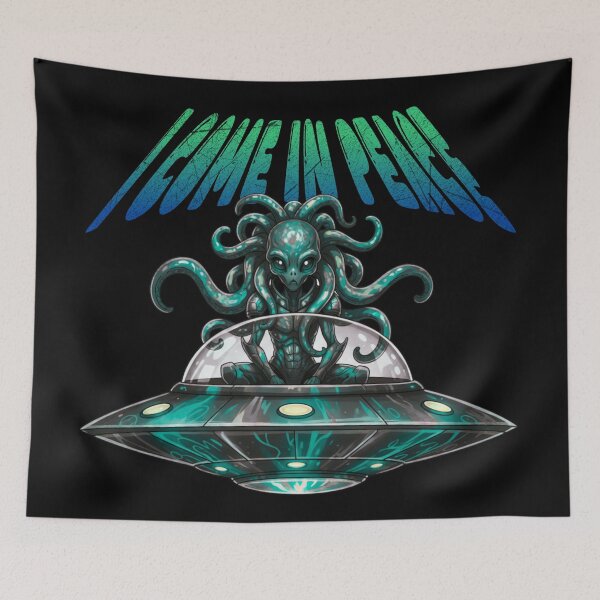 Item preview, I come In Peace - Alien designed and sold by Eranthe Bernardo.