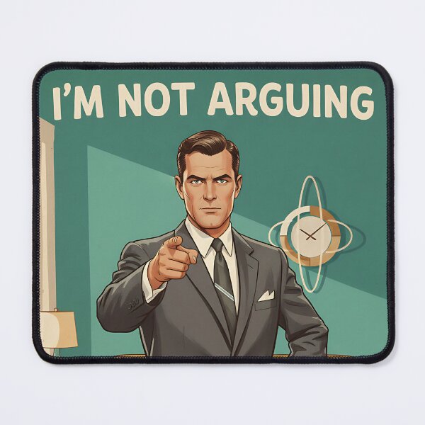 Item preview, I'm Not Arguing Funny Vintage Retro Office Humor designed and sold by Retro-Anime9.