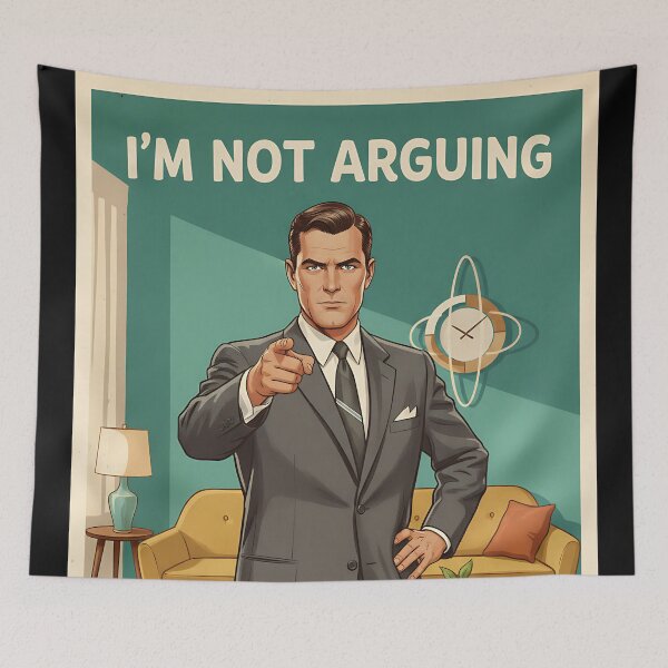 Item preview, I'm Not Arguing Funny Vintage Retro Office Humor designed and sold by Retro-Anime9.