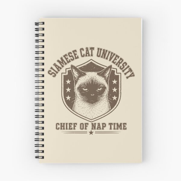 Item preview, Siamese Cat University Chief Of Nap Time designed and sold by FlashCraft Design.