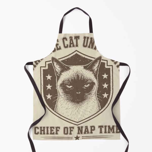 Item preview, Siamese Cat University Chief Of Nap Time designed and sold by FlashCraft Design.