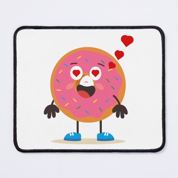 Item preview, Pink Cartoon Donut Character designed and sold by BetweenForms.