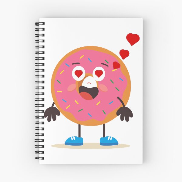 Item preview, Pink Cartoon Donut Character designed and sold by BetweenForms.