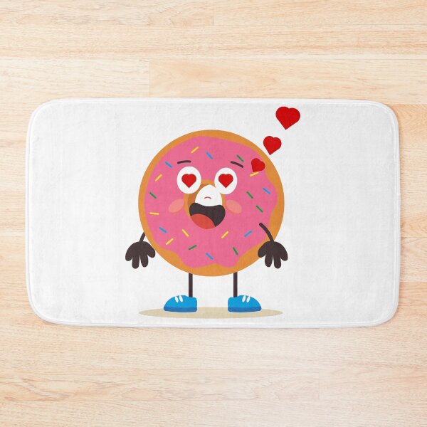 Item preview, Pink Cartoon Donut Character designed and sold by BetweenForms.