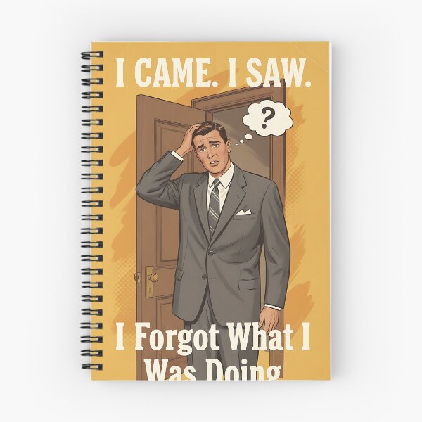 Item preview, I came I saw I forgot what I was doing Joke Funny Vintage Retro designed and sold by Retro-Anime9.