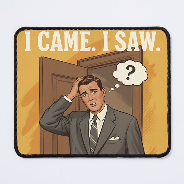 Item preview, I came I saw I forgot what I was doing Joke Funny Vintage Retro designed and sold by Retro-Anime9.