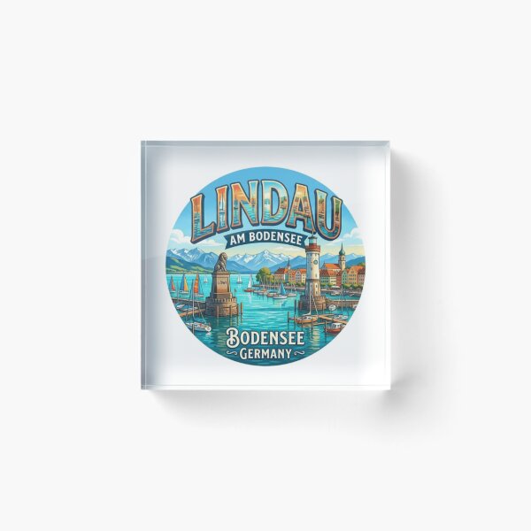 Item preview, Lindau Lakefront Escape Souvenir Summer Edition designed and sold by Imaginarium of Chaos falcon88 .
