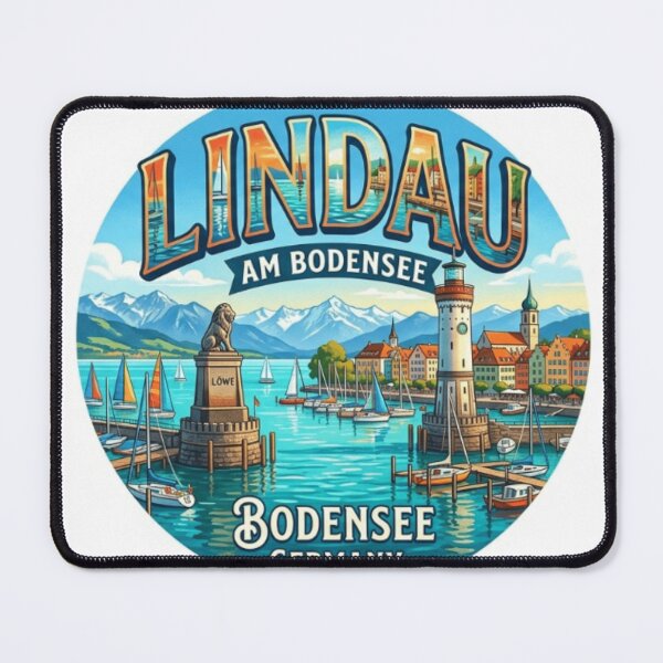Item preview, Lindau Lakefront Escape Souvenir designed and sold by Imaginarium of Chaos falcon88 .