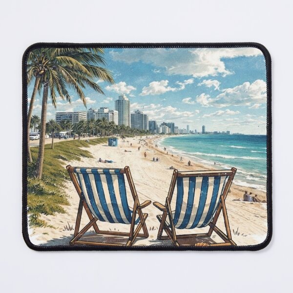 Item preview, Miami Beach Florida vintage city designed and sold by devonclemon.