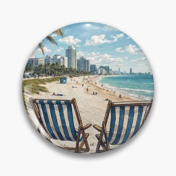 Item preview, Miami Beach Florida vintage city designed and sold by devonclemon.