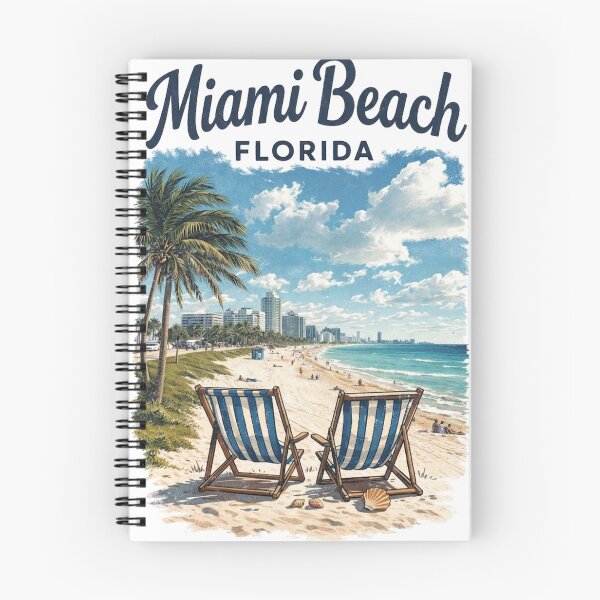Item preview, Miami Beach Florida vintage city designed and sold by devonclemon.