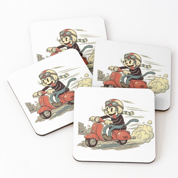 Item preview, the cat on the motorcycle designed and sold by Danilagreca.
