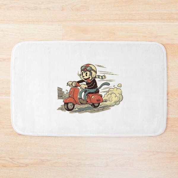 Item preview, the cat on the motorcycle designed and sold by Danilagreca.