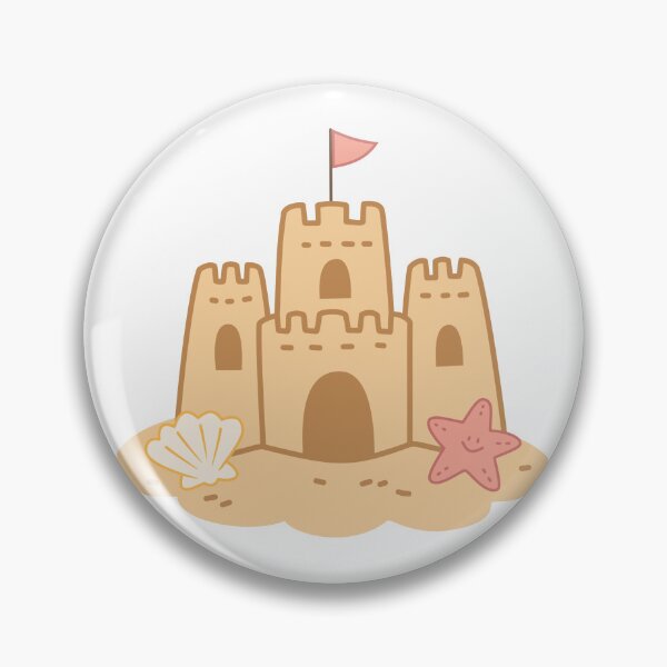 Item preview, Cute Sandcastle with Seashell and Starfish designed and sold by Anne97s.