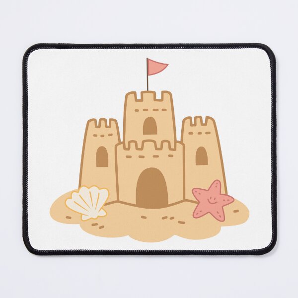 Item preview, Cute Sandcastle with Seashell and Starfish designed and sold by Anne97s.