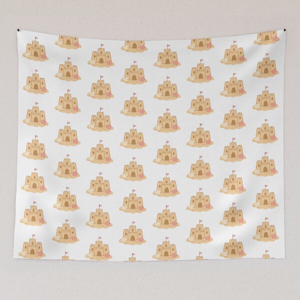 Item preview, Cute Sandcastle with Seashell and Starfish designed and sold by Anne97s.
