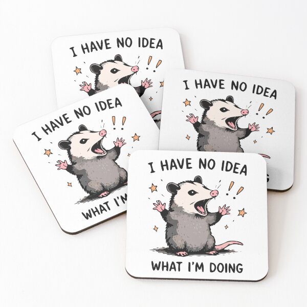 Item preview, I Have No Idea What I’m Doing – Funny Possum Chaos Energy Shirt designed and sold by FAFshop.