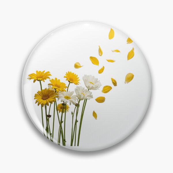 Item preview, Yellow and White Daisies Blowing in the Breeze designed and sold by Soulstar Designs.