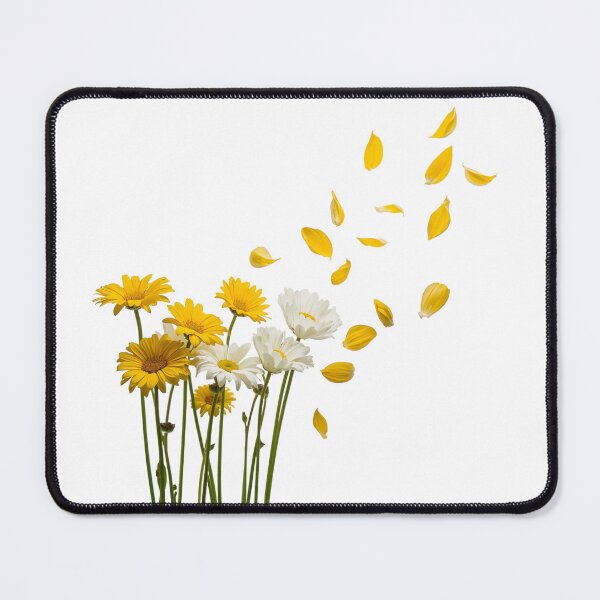 Item preview, Yellow and White Daisies Blowing in the Breeze designed and sold by Soulstar Designs.