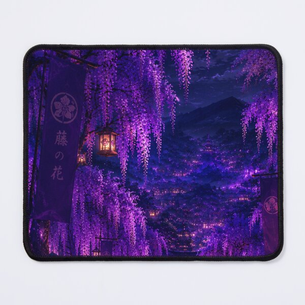 Item preview, Purple illuminated trees in Japan designed and sold by Helmy Dream.