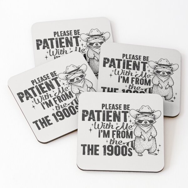 Item preview, Patient Raccoon From The 1900s Retro Humor designed and sold by Gravelpeak Co..