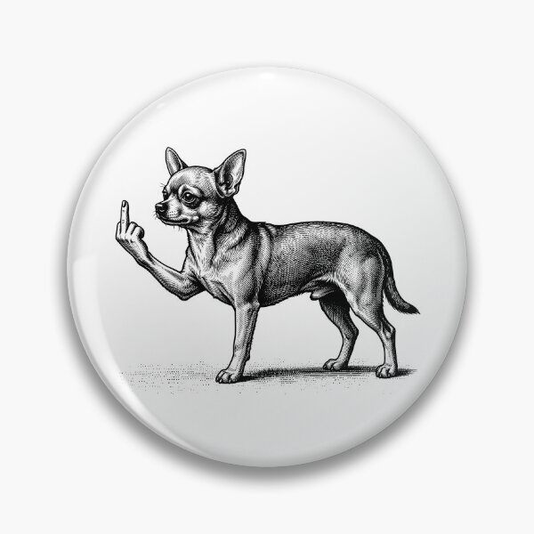 Item preview, Funny Chihuahua Midle Finger designed and sold by studio-ssaam.