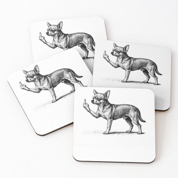 Item preview, Funny Chihuahua Midle Finger designed and sold by studio-ssaam.
