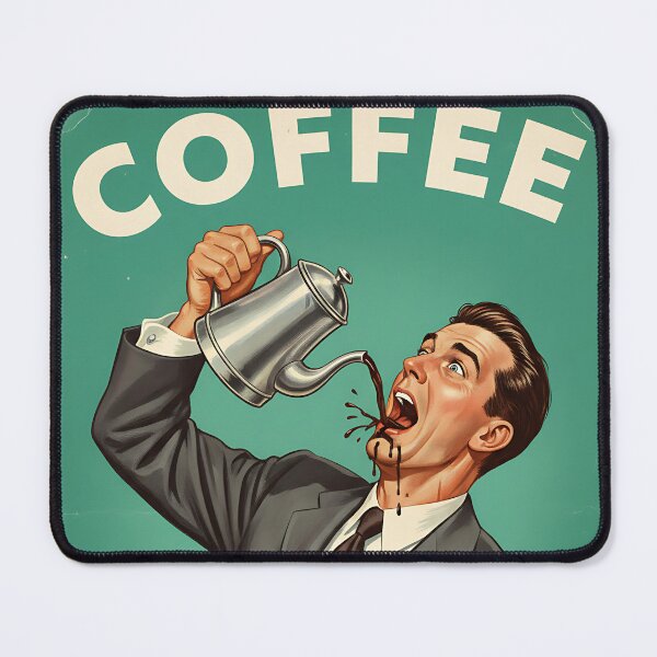 Item preview, Coffee Lover Vintage Retro Joke designed and sold by Retro-Anime9.