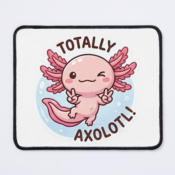 Item preview, Adorable Pink Axolotl Lover Aesthetic Sticker designed and sold by AbsCrewStore.