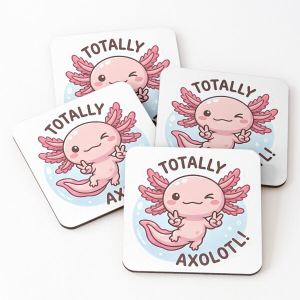 Item preview, Adorable Pink Axolotl Lover Aesthetic Sticker designed and sold by AbsCrewStore.